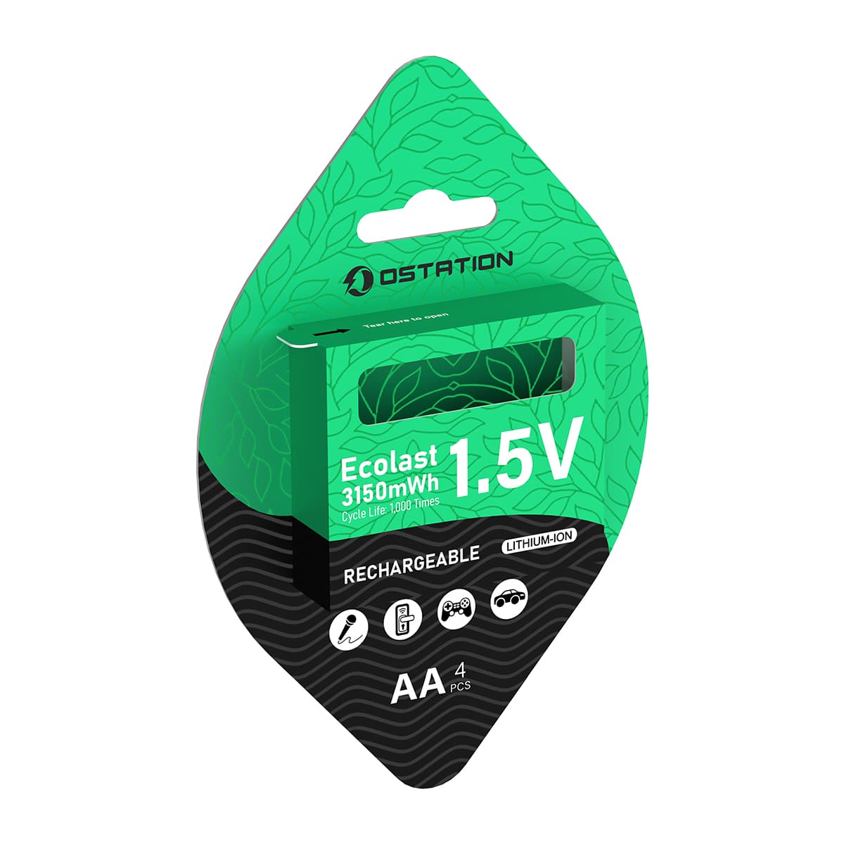 50% Rabatt auf Ecolast 1,5 V AA Akku bei Olight
